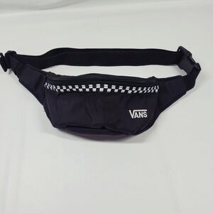 Vans Burma II Fanny Pack Black Microcheck Unisex Zip